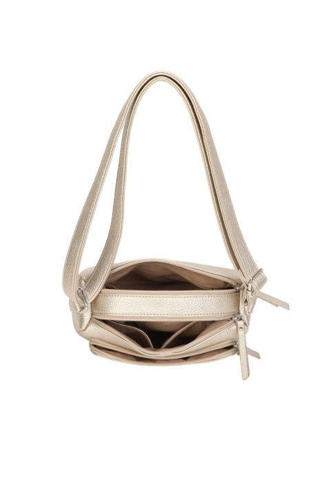 Luigisanto złota listonoszka damska na pasku