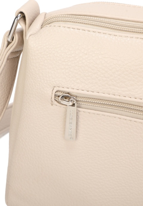 Luigisanto beżowa listonoszka damska na pasku