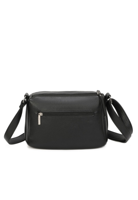 Luigisanto czarna listonoszka damska na pasku