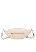 Luigisanto beżowa saszetka damska z regulowanym paskiem