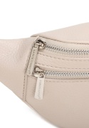 Luigisanto beżowa saszetka damska z regulowanym paskiem