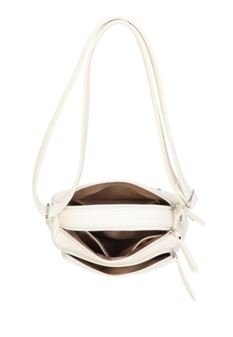 Luigisanto biała listonoszka damska na pasku