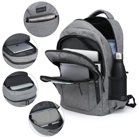 Plecak LUIGISANTO A1661 Grey