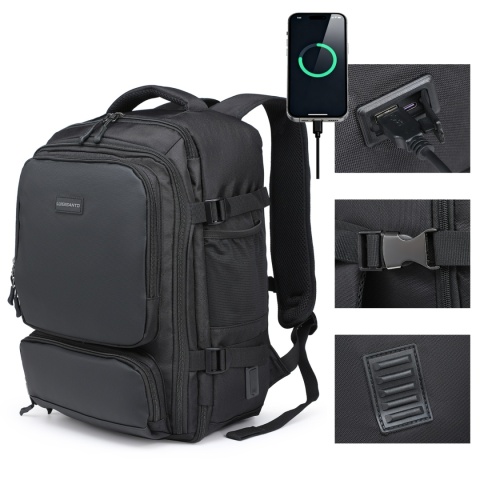Plecak LUIGISANTO L8818 Black