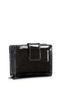 Portfel damski LUIGISANTO BC07-1 czarny lakierowany
