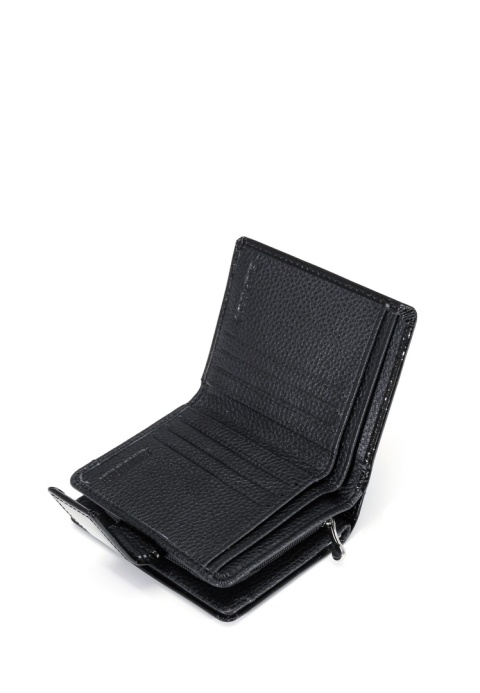 Portfel damski LUIGISANTO BC07-1 czarny lakierowany