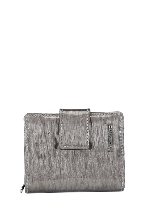 Portfel damski LUIGISANTO BC07-1 szary lakierowany