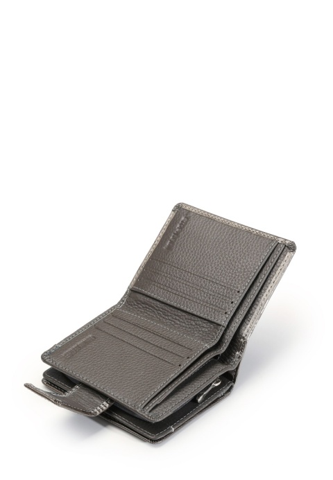 Portfel damski LUIGISANTO BC07-1 szary lakierowany