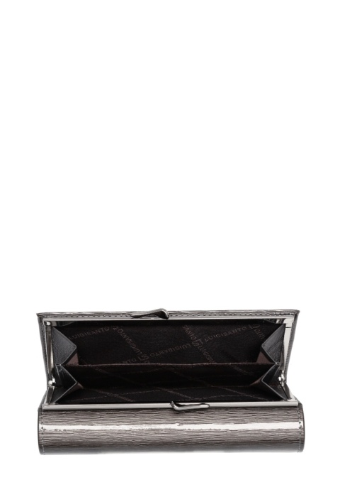 Portfel damski LUIGISANTO BC102-1 szary lakierowany