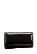 Portfel damski LUIGISANTO BC1431-1 czarny lakierowany