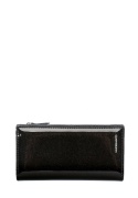 Portfel damski LUIGISANTO BC1431-1 czarny lakierowany