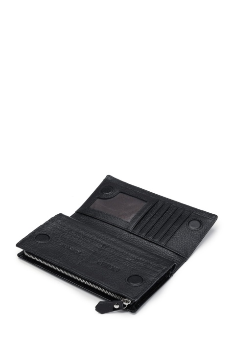 Portfel damski LUIGISANTO BC1431-1 czarny lakierowany