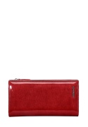 Portfel damski LUIGISANTO BC1431-1 czerwony lakierowany