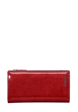 Portfel damski LUIGISANTO BC1431-1 czerwony lakierowany