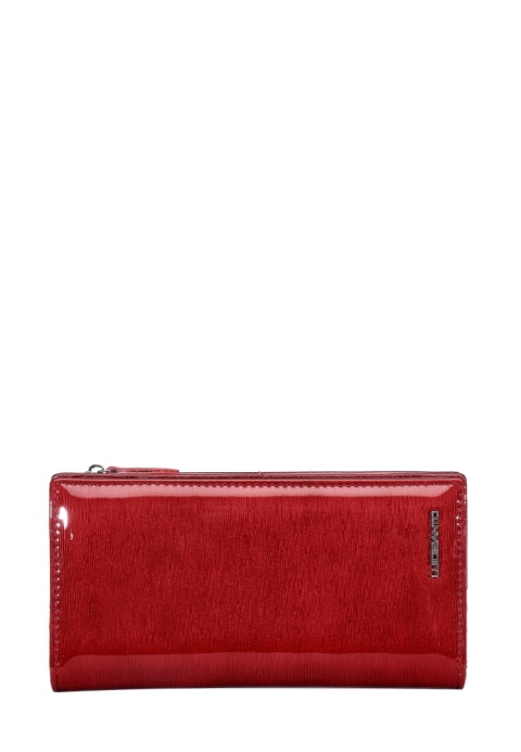 Portfel damski LUIGISANTO BC1431-1 czerwony lakierowany