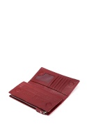 Portfel damski LUIGISANTO BC1431-1 czerwony lakierowany
