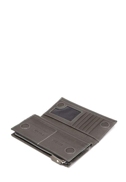 Portfel damski LUIGISANTO BC1431-1 szary lakierowany