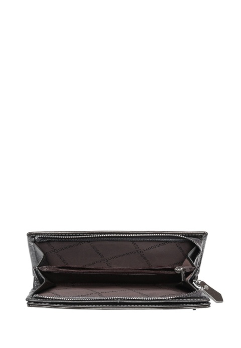 Portfel damski LUIGISANTO BC1431-1 szary lakierowany