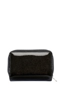 Portfel damski LUIGISANTO BC51-2 czarny lakierowany