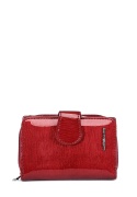Portfel damski LUIGISANTO BC51-2 czerwony lakierowany