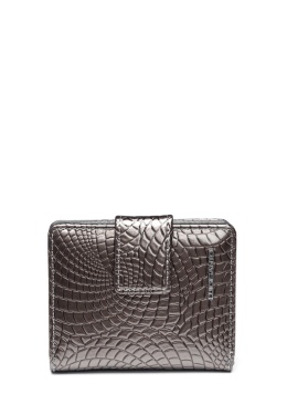 Portfel damski LUIGISANTO CE07-1 szary lakierowany