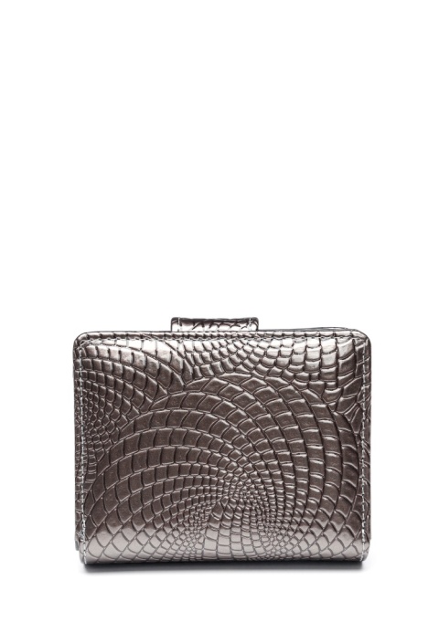Portfel damski LUIGISANTO CE07-1 szary lakierowany