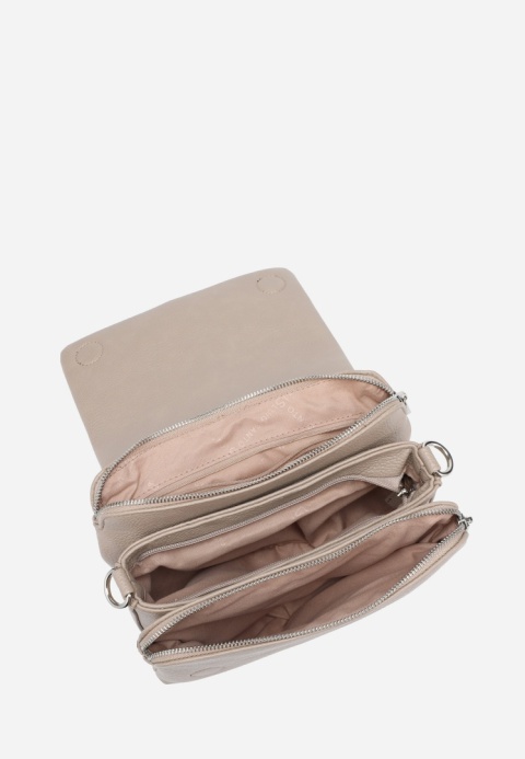 Torebka damska LUIGISANTO A123 Beige/Taupe