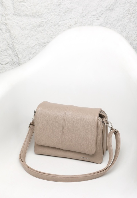 Torebka damska LUIGISANTO A123 Beige/Taupe