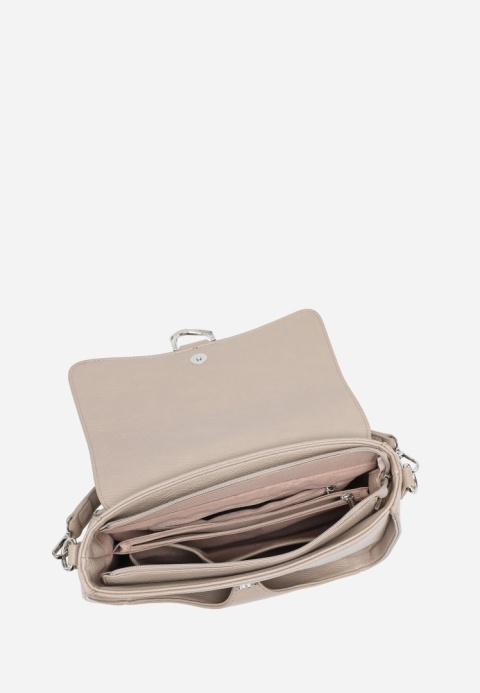 Torebka damska LUIGISANTO A1435 Taupe