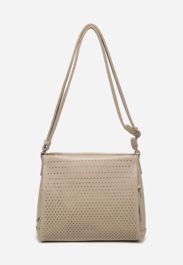 Torebka damska LUIGISANTO A6341-D Beige/Taupe