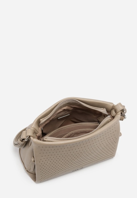 Torebka damska LUIGISANTO A6341-D Beige/Taupe