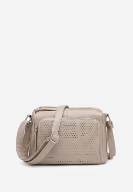 Torebka damska LUIGISANTO A6605-D Beige/Taupe