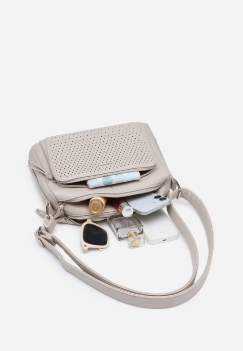 Torebka damska LUIGISANTO A6605-D Beige