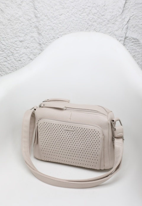 Torebka damska LUIGISANTO A6605-D Beige