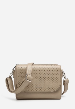 Torebka damska LUIGISANTO A6812-D Beige/Taupe