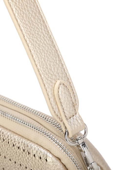 Luigisanto złota listonoszka z ażurowym wzorem