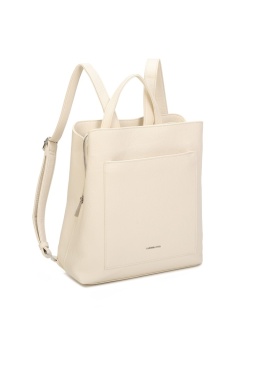 Luigisanto kremowy elegancki miejski plecak damski