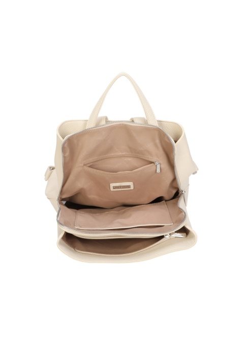 Luigisanto kremowy elegancki miejski plecak damski