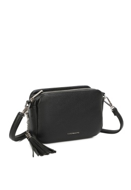 Luigisanto czarna listonoszka damska z ozdobnym chwostem