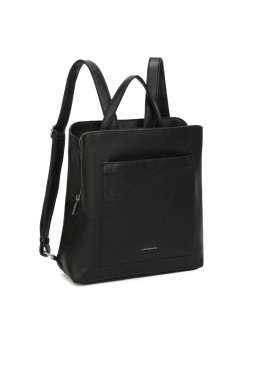 Luigisanto czarny elegancki miejski plecak damski