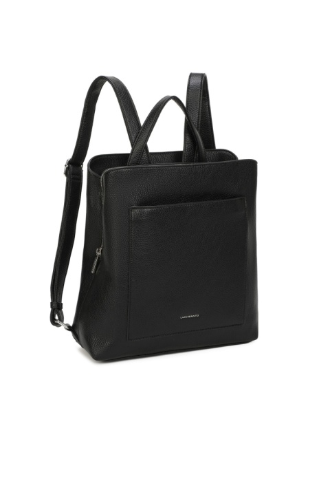 Luigisanto czarny elegancki miejski plecak damski