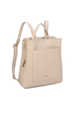 Luigisanto beżowy elegancki miejski plecak damski