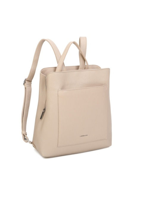 Luigisanto beżowy elegancki miejski plecak damski