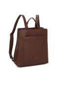 Luigisanto brązowy elegancki miejski plecak damski