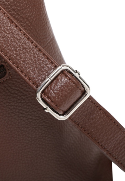 Luigisanto brązowy elegancki miejski plecak damski