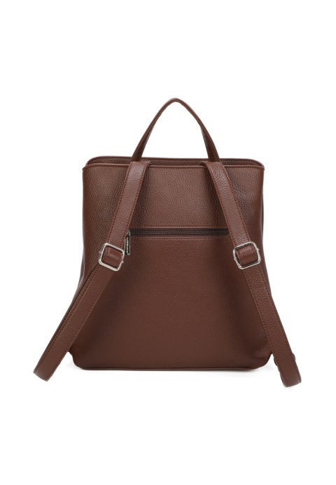 Luigisanto brązowy elegancki miejski plecak damski