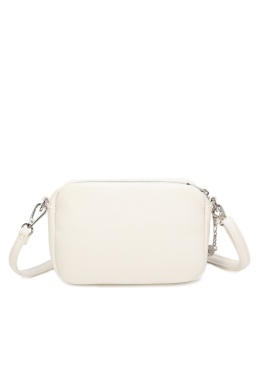 Luigisanto biała listonoszka damska z ozdobnym chwostem