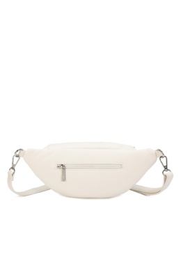 Luigisanto biała saszetka damska z regulowanym paskiem