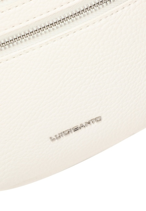 Luigisanto biała saszetka damska z regulowanym paskiem