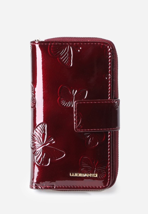 Portfel damski LUIGISANTO H043 bordowy